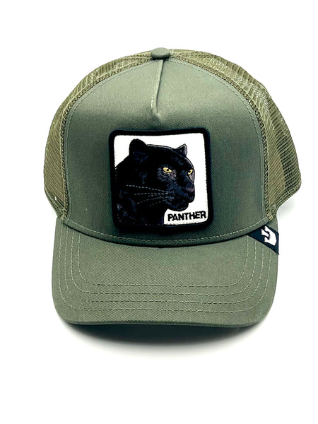 Goorin The Farm Trucker cap collection - The Panther Olive 1010381 One Size