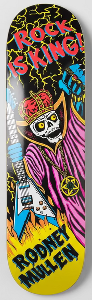 World Industries skateboard deck Rodney Mullen Rock is King 8.5"