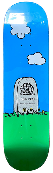 World Industries skateboard deck Skateboarding is Dead popsicle 8"