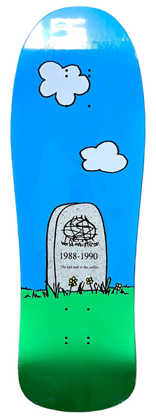 World Industries skateboard deck Skateboarding is Dead 10"