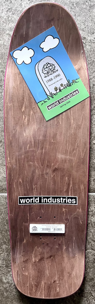 World Industries skateboard deck Rodney Mullen Rock is King 9.625"