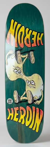 Heroin skateboard deck Merged Egg 8.88"