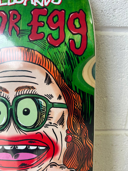 Heroin skateboard deck Auntie Razoregg 9.75"