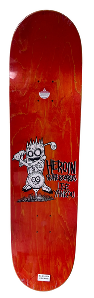 Heroin skateboard deck Lee Yankou Golf Imp 8.25"