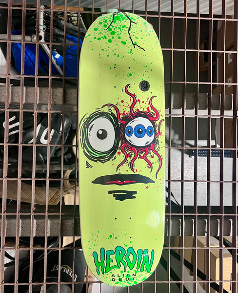 Heroin skateboard deck Space Egg 3 10"