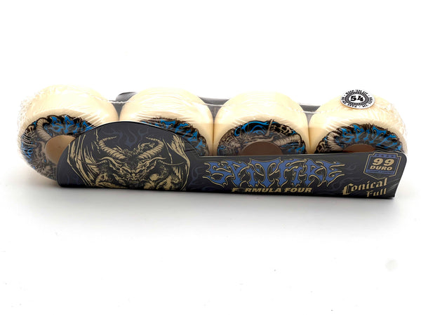 Spitfire skateboard wheels Formula Four Team Demon Redux Conical Full 99A 54mm (Pack of 4)