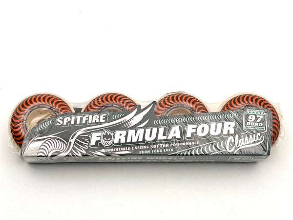 Spitfire Formula Four Classic Wheels – 53mm 97A (Natural) Pack of 4