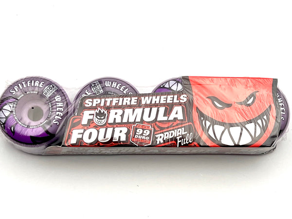 Spitfire skateboard wheels Formula Four Team Colors Radial Full 99A 54mm (Pack of 4)