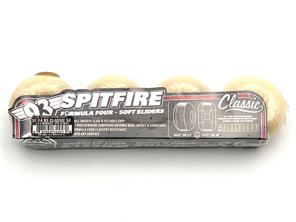 Spitfire skateboard wheels Formula Four Classic 93A 53mm (Pack of 4)