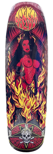 Death skateboard deck Benson Devil Woman 9"