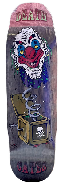 Death skateboard deck  Cates Jack in the Box 9.1"