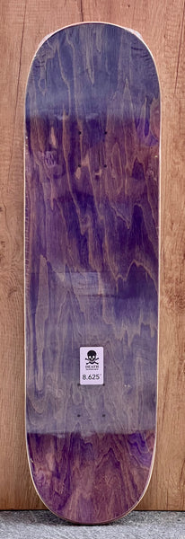 Death skateboard deck White OG Skull 8.625"