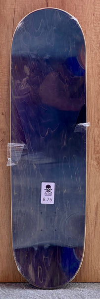 Death skateboard deck Black OG Skull 8.75"