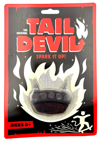 Tail Devil skateboard spark plate - Black