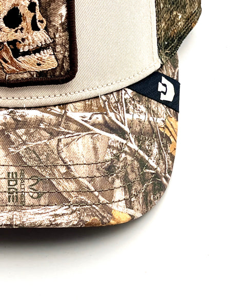 Goorin Bros trucker cap Realtree Edge Cancelled Skull Camouflage