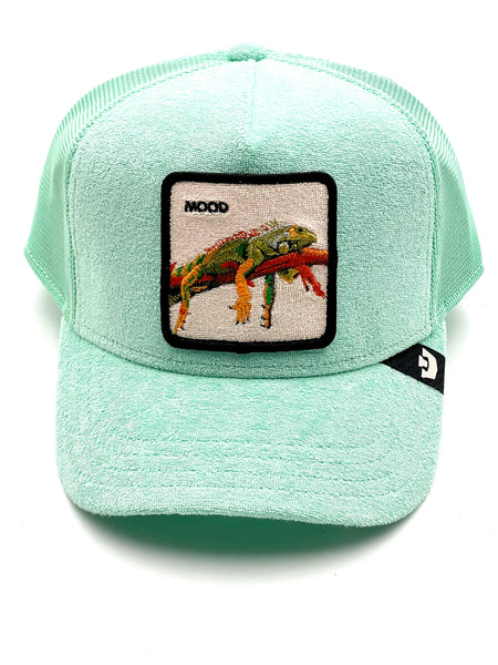 Goorin Bros trucker cap Terry Cloth Iguana Gummy