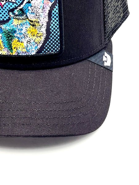 Goorin Bros trucker cap POPArt Lone Wolf Void
