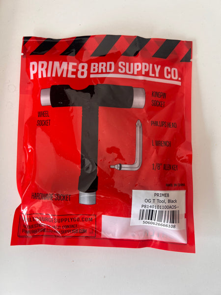 Prime8 skateboard tool OG "T" Black