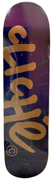 Cliché skateboard deck Handwritten 8"