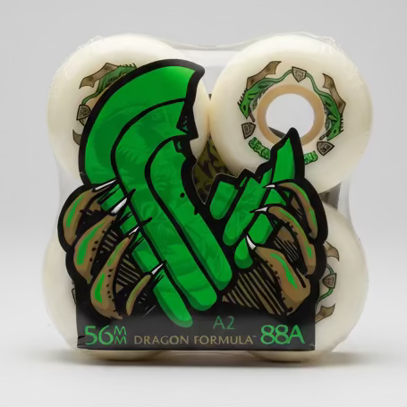 Powell Peralta skateboard wheels Dragon Formula Pro Series Neil Blender 88A 56mm (Pack of 4)