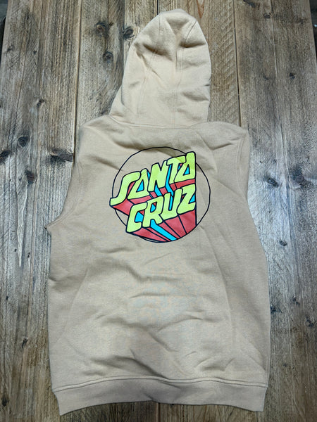 Santa Cruz Men's Delta Craft Dot Chest Hoodie Size M Sandstone SAMPLE 50% OFF!!!