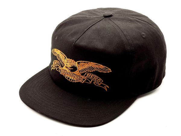 Anti Hero snapback cap Basic Eagle Black / Gold