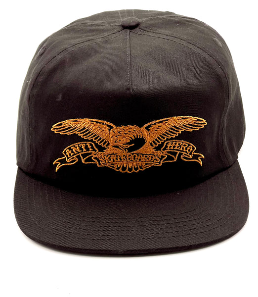 Anti Hero snapback cap Basic Eagle Black / Gold