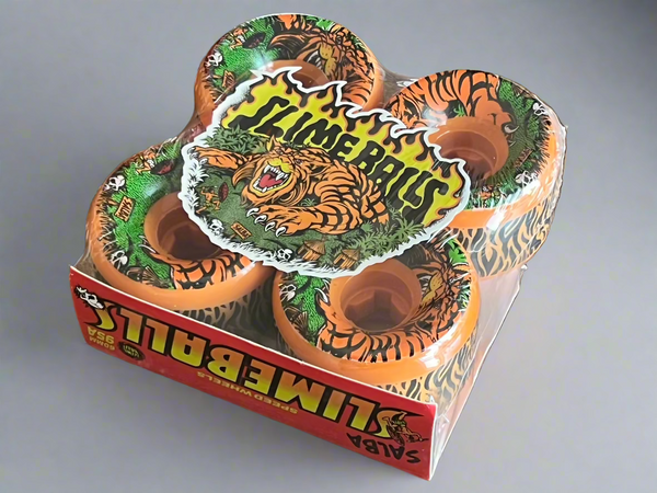Slime Balls skateboard wheels Salba Tiger Vomits 95A 60mm Orange
