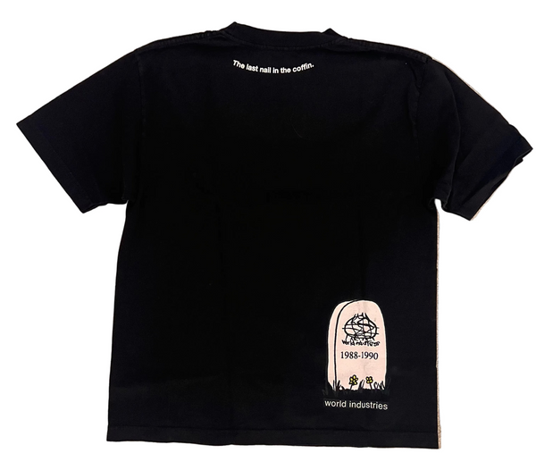World Industries tee shirt Skateboarding is Dead Premium Black