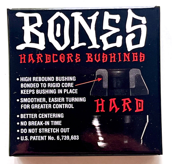 Bones bushings Hard 96A (pack of 4) Black / Black