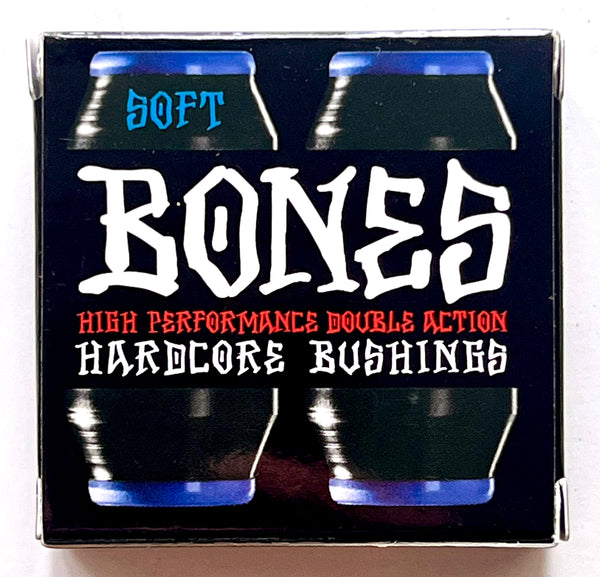 Bones bushings Soft 81A (pack of 4) Black / Blue