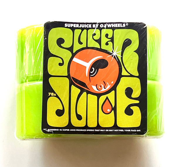 OJ wheels Soft Super Juice 78a Green 60mm (pack of 4)