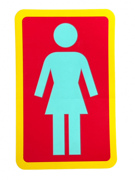 Girl Skateboard OG Stickers 6"