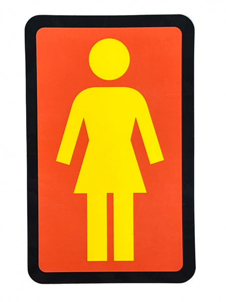 Girl Skateboard OG Stickers 6"