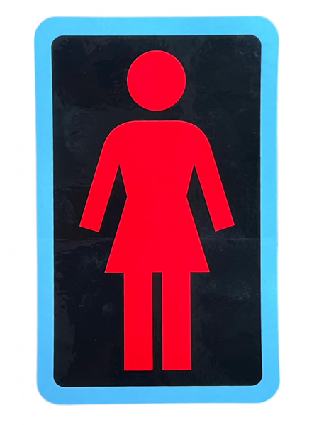 Girl Skateboard OG Stickers 6"