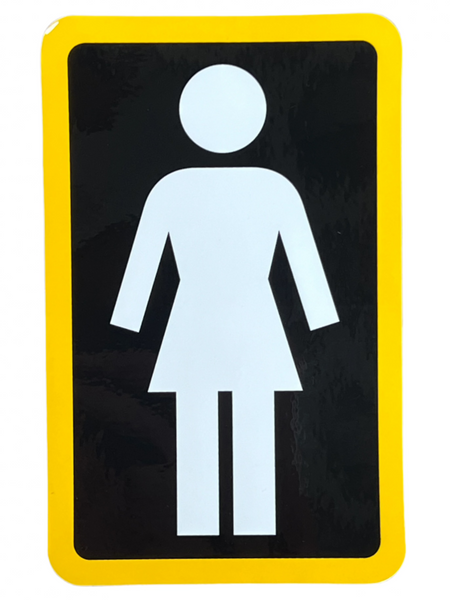Girl Skateboard OG Stickers 6"