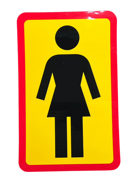 Girl Skateboard OG Stickers 6"