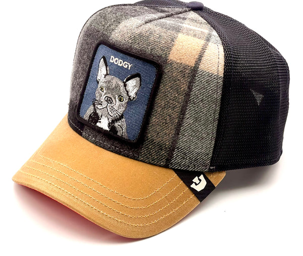 Goorin The Farm trucker cap - Brit Frenchie (Dodgy) Wax 1013431 One Size