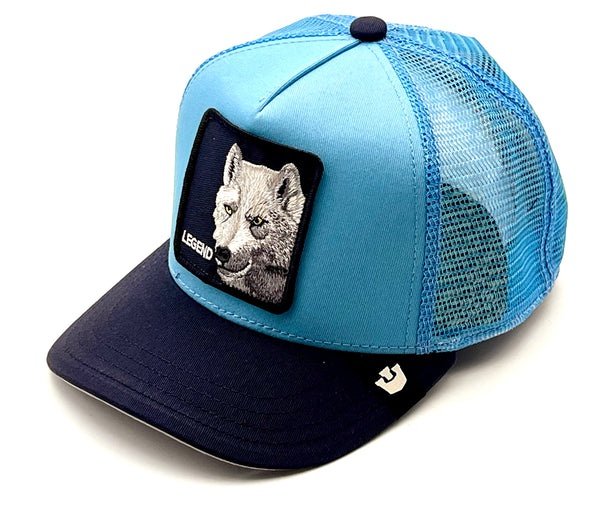 Goorin The Farm trucker KIDS cap - Legend Wolf Mini Sky 2010108 One Size