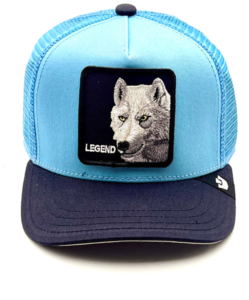 Goorin The Farm trucker KIDS cap - Legend Wolf Mini Sky 2010108 One Size