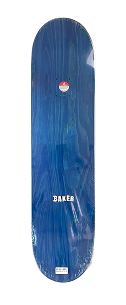 Baker skateboard deck Brand Logo White 8.125"