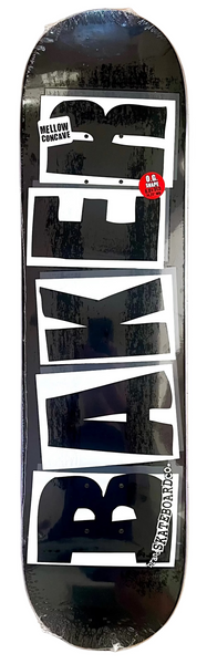 Baker skateboard deck Brand Logo Black / White 8.0"
