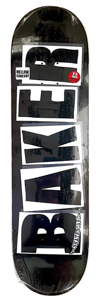 Baker skateboard deck Brand Logo Black / White 8.475"