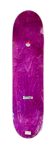 Baker skateboard deck Brand Logo Black / White 8.475"