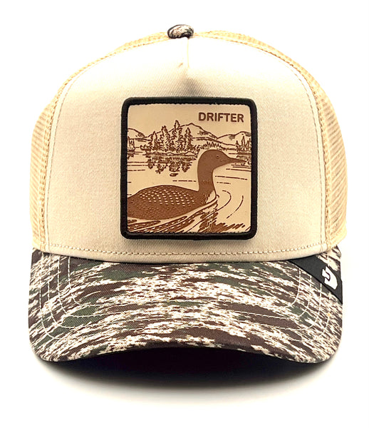 Goorin The Farm trucker cap - Camo Engraved Duck (Drifter) 1013667 One Size