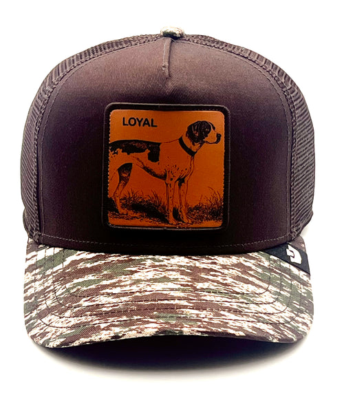 Goorin The Farm trucker cap - Camo Engraved Dog (Loyal) 1013197 One Size