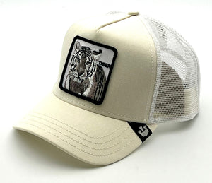 Goorin The Farm trucker cap - The White Tiger 1010392 One Size