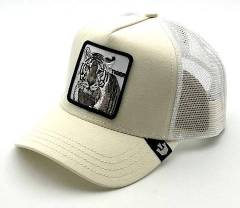 Goorin The Farm trucker cap - The White Tiger 1010392 One Size