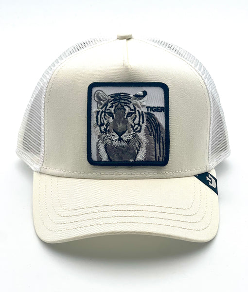 Goorin The Farm trucker cap - The White Tiger 1010392 One Size