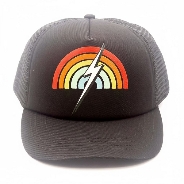 Lightning Bolt trucker cap Rainbow print